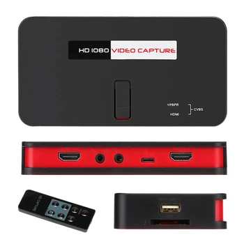 

Game Streaming Live Stream Broadcast with MICinput HDMI Game Video Capture Card HD 1080P Live Streaming Recorder Box for PS4 PS3