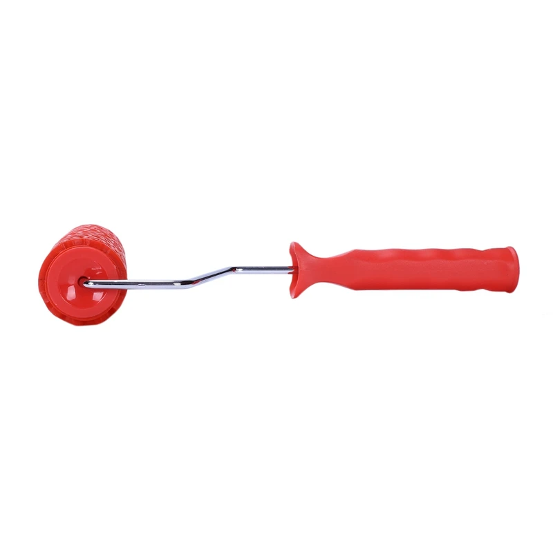 2Pcs 7Inch Embossed Painting Roller with Plastic Handle for Wall Decor- EG317T-Stone& EG319T