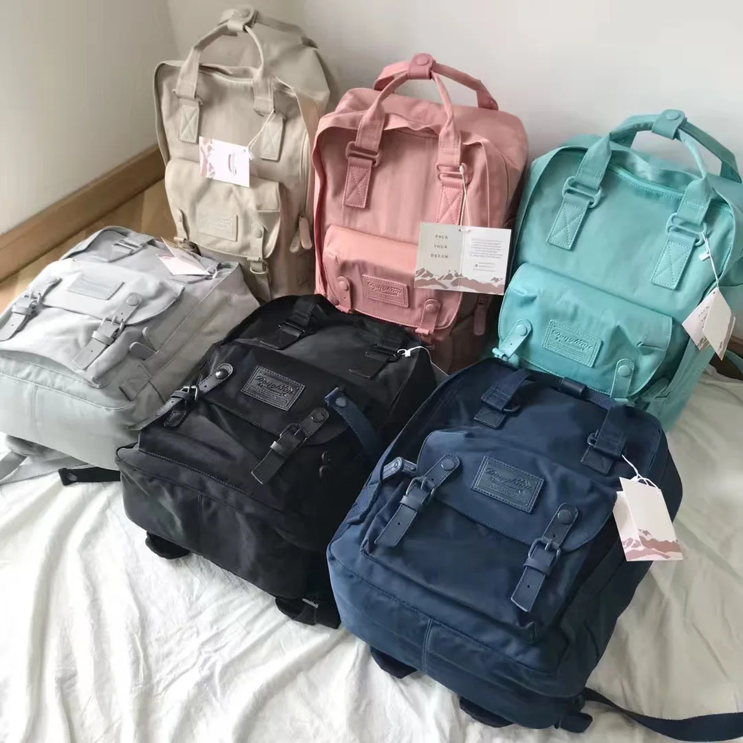 Travel-Backpack Women Schoolbag Fashion for And New Leisure Outdoor Hong-Kong Wind Ins