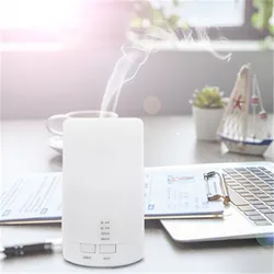 Diffuseur d'arôme électrique ultrasonique, humidificateur d'air, diffuseur d'huile essentielle et d'aromathérapie, veilleuse à 7 couleurs pour le bureau et la maison 