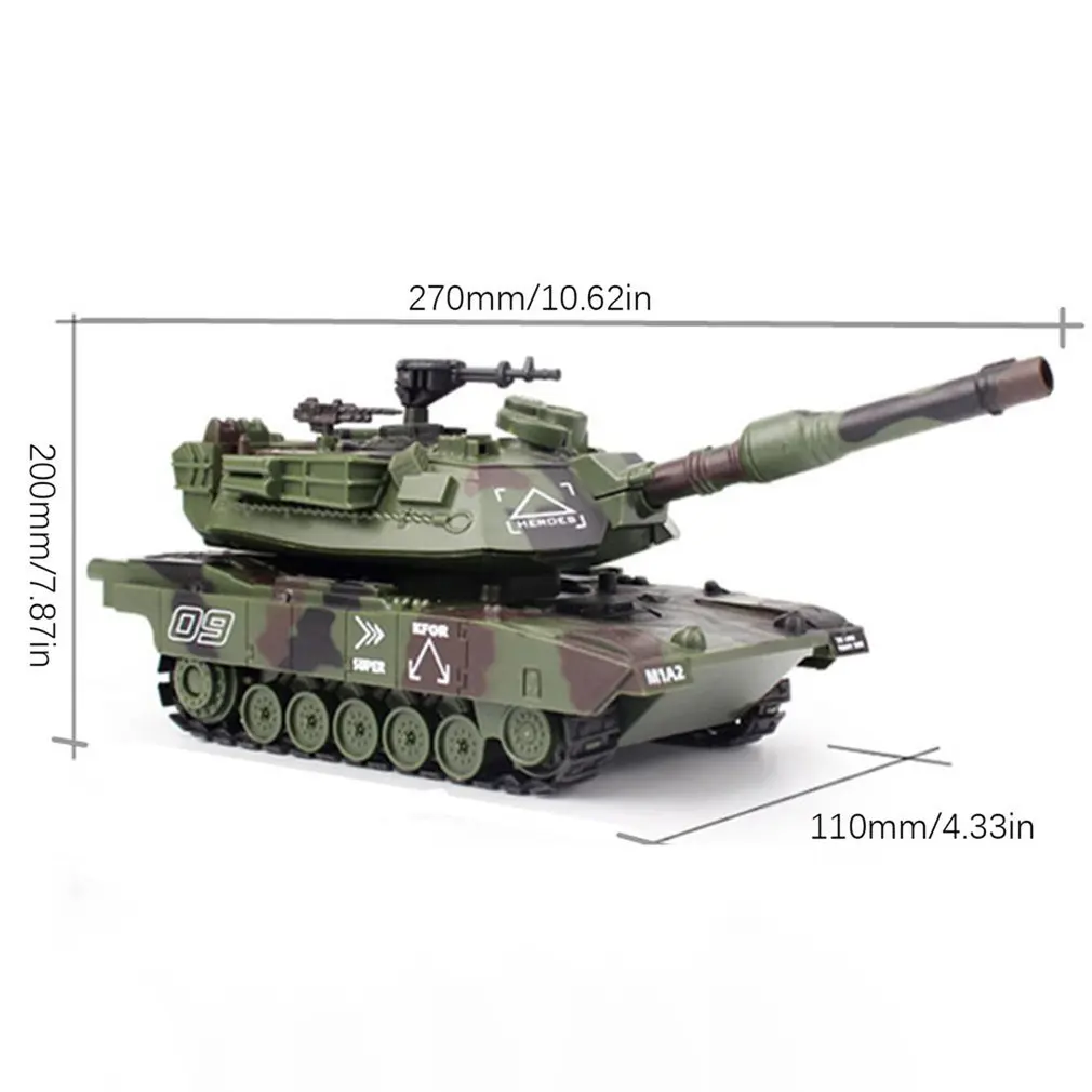 Моделирование 1:32 RC боевой гусеничный Танк радиоуправляемые игрушки автомобиль может запускать мягкие пули детский подарок