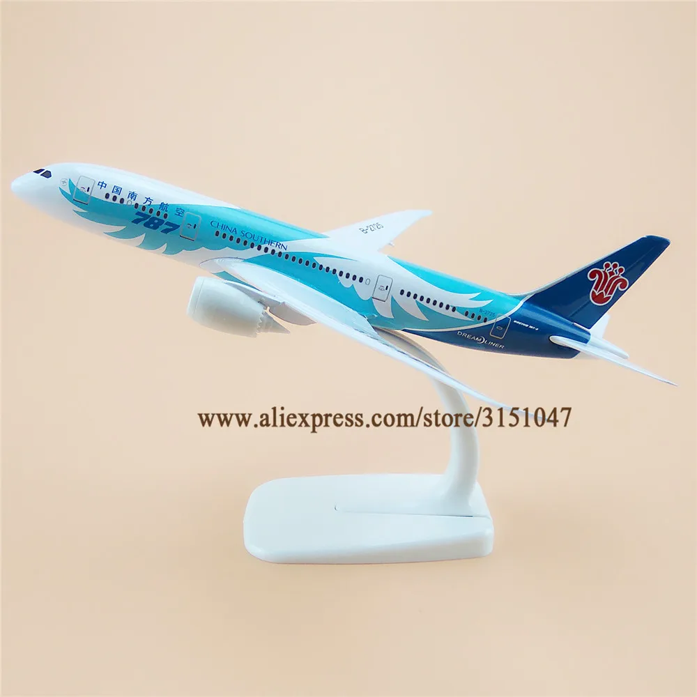 20 см Blue Air China Southern Airlines B787 Boeing 787 модель самолета Модель сплав металлический