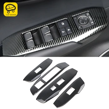 

CarMango For LEXUS NX200 NX300 NX300h Car Door Window Control Lift Button Panel Cover Frame Sticker Chrome Interior Accessories