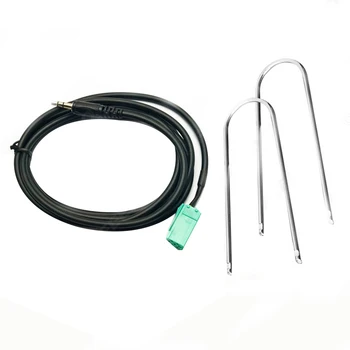 

3.5mm Car Audio AUX Input Interface Adapter Music Cable for Renault Clio Megane Laguna 2005-2011 CD Changer Jack Plug