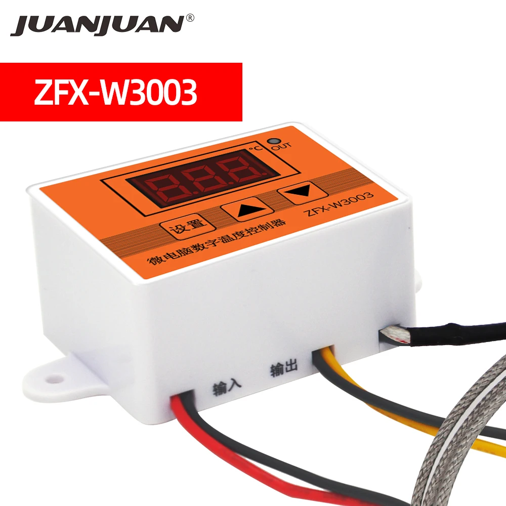 

ZFX-W3003 Micro Temperature Controller Thermostat Thermoregulator 12V 24V 220V Intelligent Incubator Water Temp Regulator 50%off