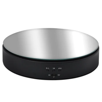 

Merchandise Display Base,360 Degree Electric Rotating Turntable for Photography. Automatic Revolving Platform Perfect for 360 De