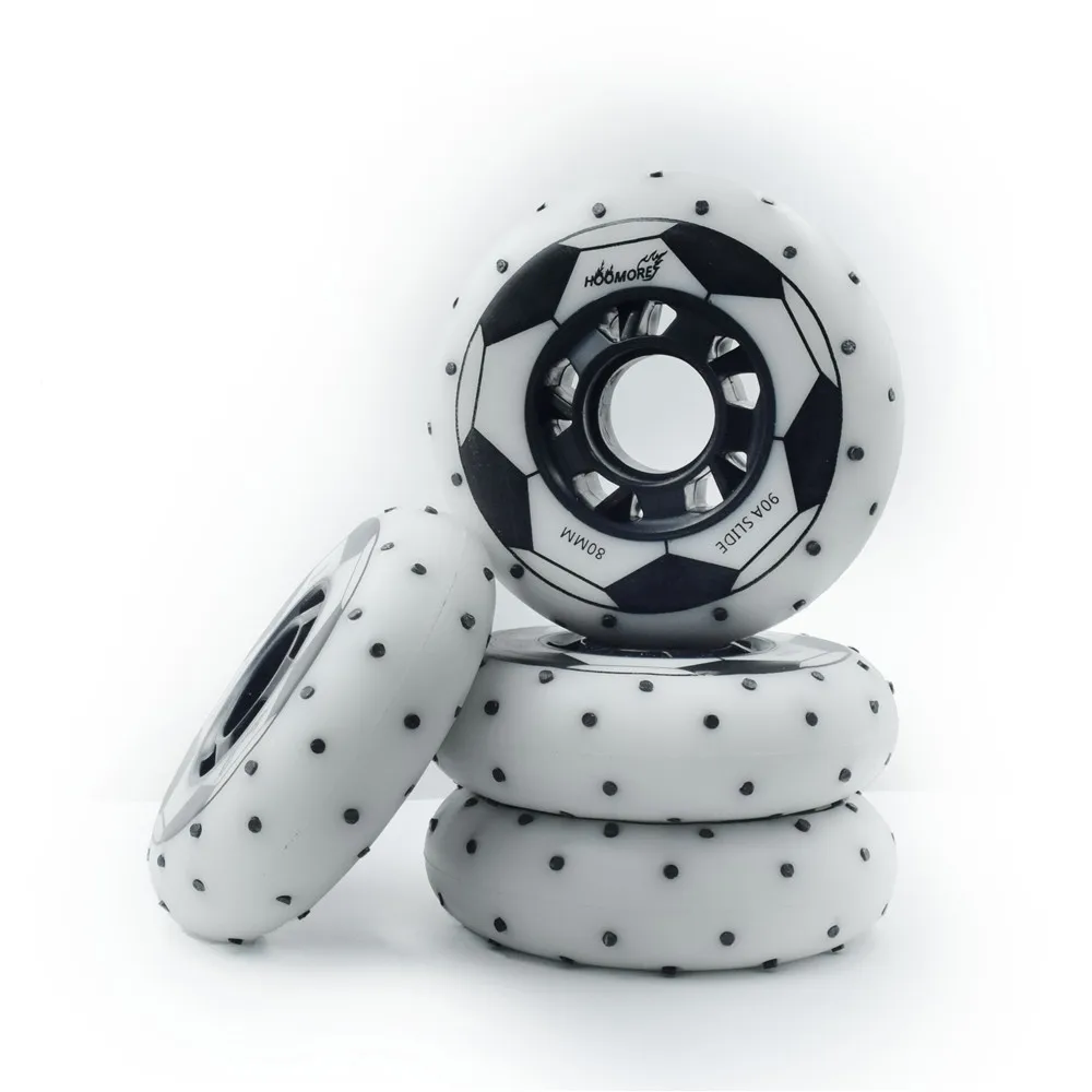 8 pcs/lot 90A Flints Slide Roller Skates Wheel with 52 firestone Inline Slalom Skating Tyre FSK Sliding Shift Drift Spark Wheels