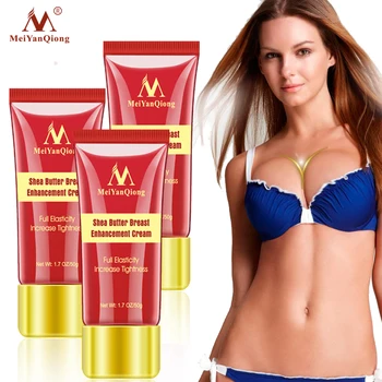 3 pièces À Base de Plantes Crème D'agrandissement du sein Efficace FullElasticity De Renforceur De Sein De IncreaseTightness Grand Buste Crème pour Le Corps Soins Du Sein