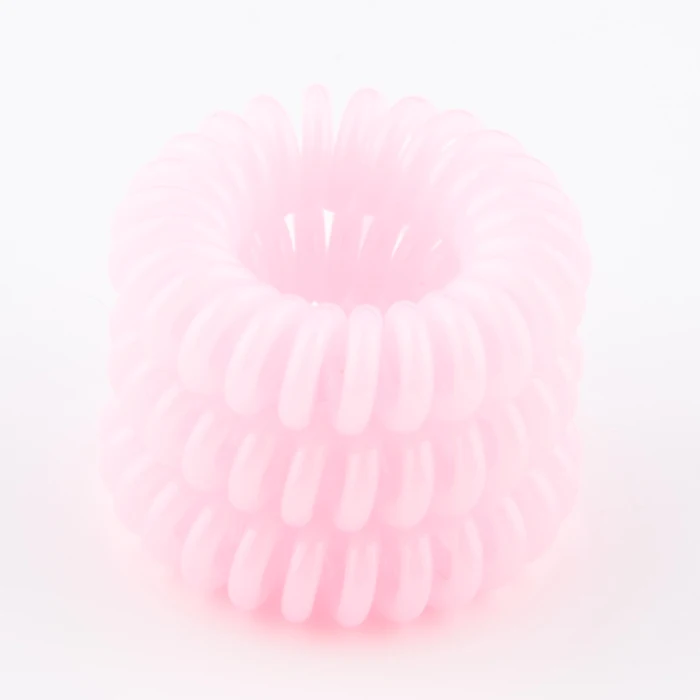 3 коробки 3,5 см Модный милый карамельный цвет телефонная линия резинка для волос Инструменты для укладки головной убор - Цвет: 5Light pink