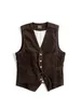 Maden Vintage Corduroy Vests For Men Casual French Workwear Hunting Field Waistcoat Cords Outdoor Coats Men's Clothing ► Photo 3/6