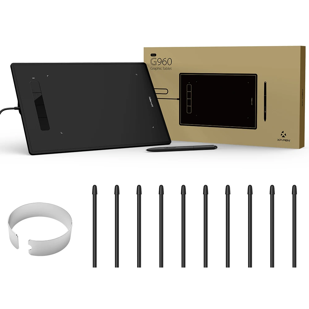 XP Pen Star G960 Графический планшет для рисования цифровой Micro USB арт графический ручка