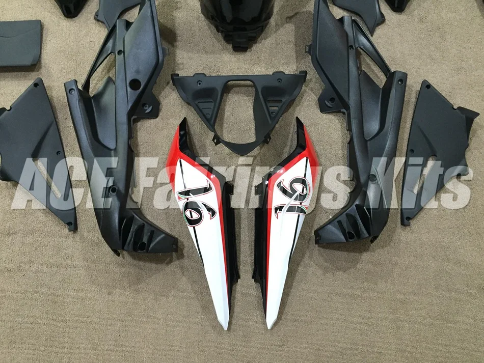 ABS литья под давлением обтекатель комплект подходит для Aprilia RS125 06 07 08 09 10 11 RS4 RSV 125 2006-2011 Обтекатели набор красный черный хороший