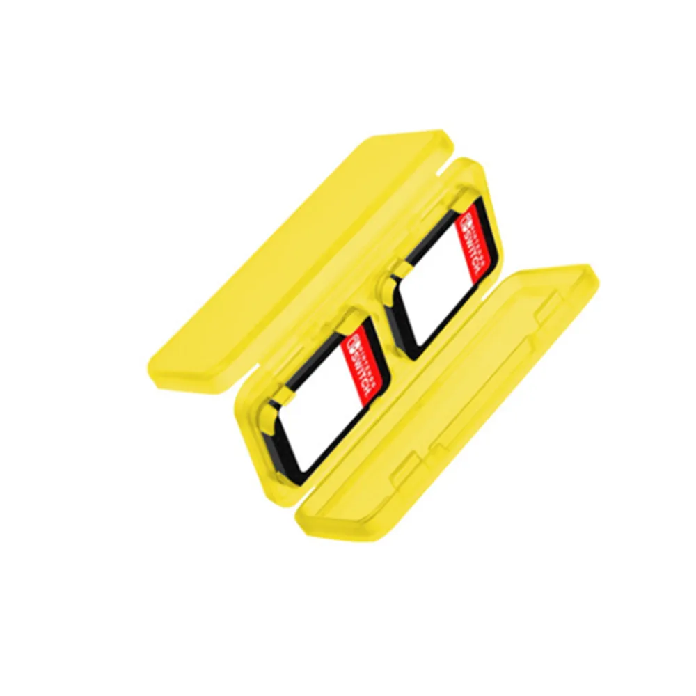 transparent yellow 300 шт 4в1 коробка игра протектор картриджа чехол для kingd переключатель игры карты - Цвет: transparent yellow