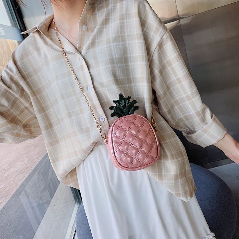 

New Diamond Lattice Lovely Student Mini- Small Bag Girl Chain