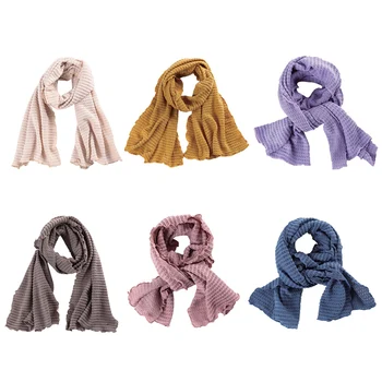 

Baby Boys Girls Scarves Winter Warmer Solid Pattern Scarf Infant Thick Cotton Collar Scarves Toddler Neckerchiefs Scarf