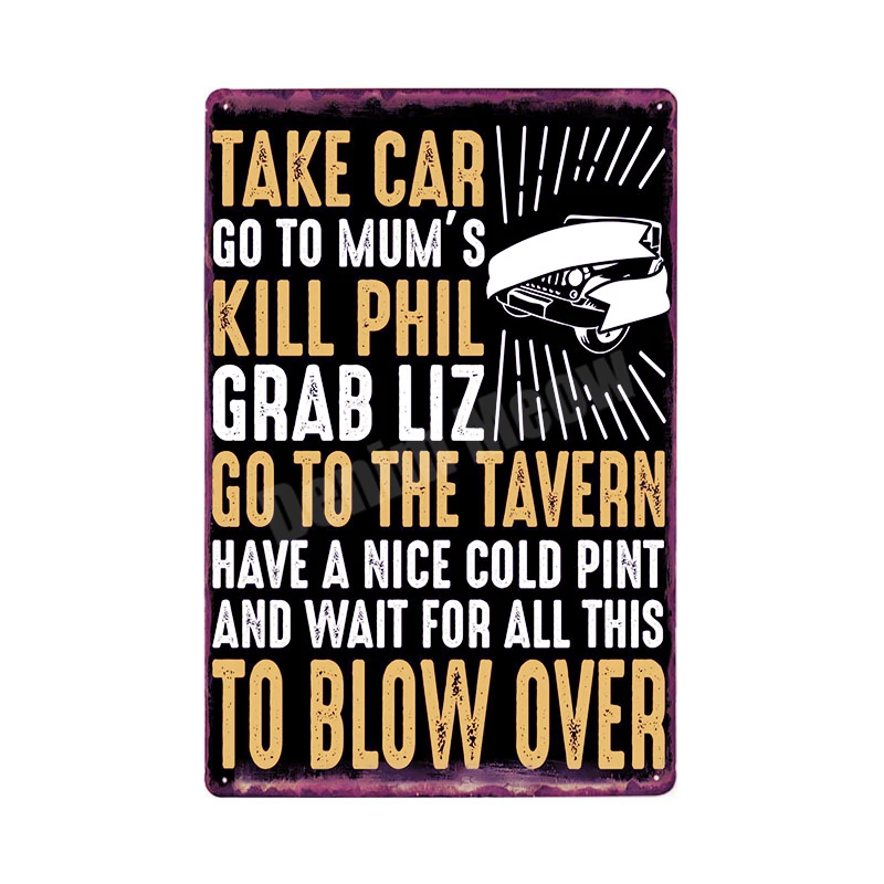 Fix Cars Plaque Shabby Chic Metal Tin Signs Classic Car Wall Art Poster Advertising Plates Bar Garage Vintage Home Decor MN117