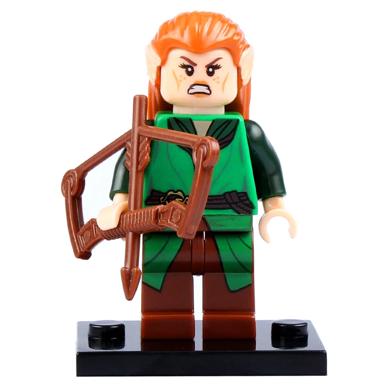 8 шт./компл. Legoed Властелин колец фигурка Элронд эльф халдир Playmobil строительные