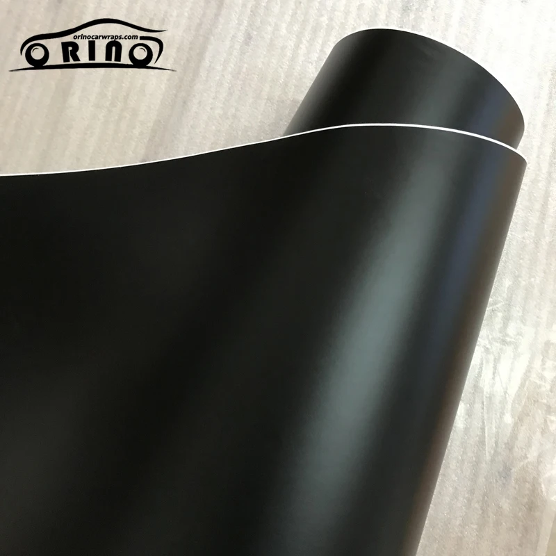 Black Satin Metallic Vinyl Wrap Film-2