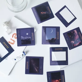 

INS wind fog surface PVC sticker bag hand account DIY film material decorative stickers beautiful landscape cute stickers