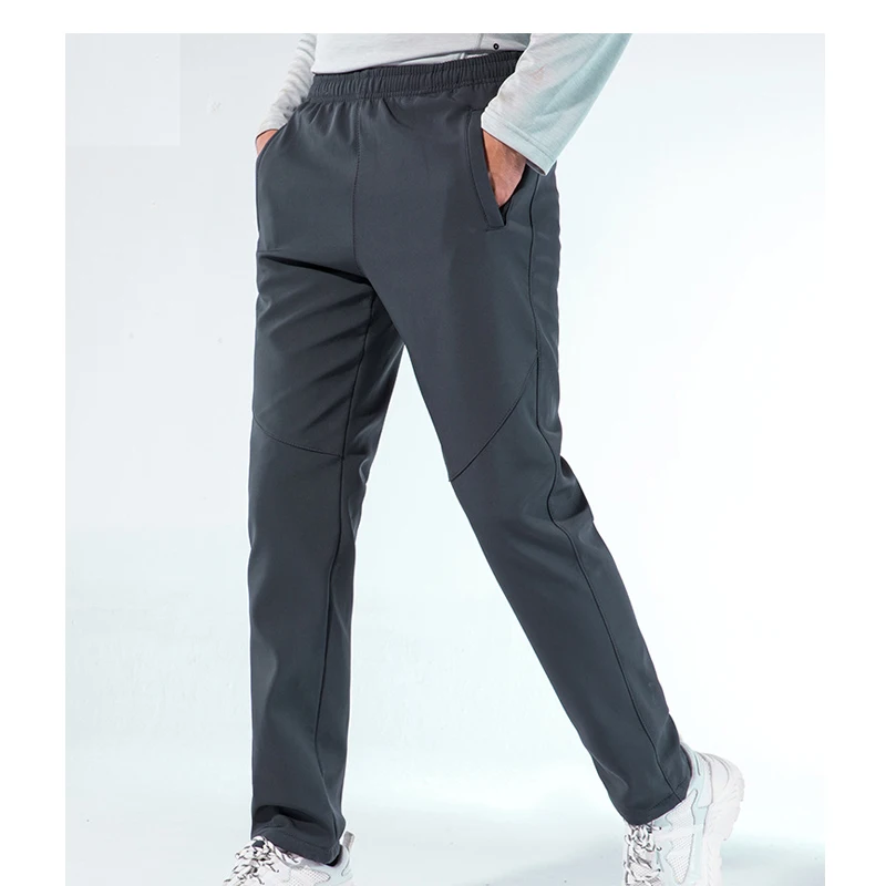 UPON HIKING Men Outdoor Pants Soft Shell Elastic Nylon Waterproof Fleece UPON HIKING Men Outdoor Pants Soft Shell Elastic Nylon Waterproof Fleece