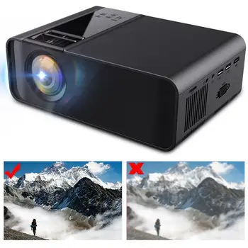 

W10 Portable 1080P HD LED Home Theater Projector(480P Standard Version) Black 110-240V Home Cinema Projector