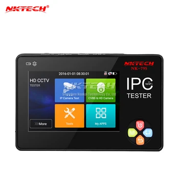 

NKTECH IP Camera CCTV Tester NK-795 Security Monitor Analog CVBS Cameras Test WiFi 4K 3.5" TFT Touch Screen Audio Multimeter
