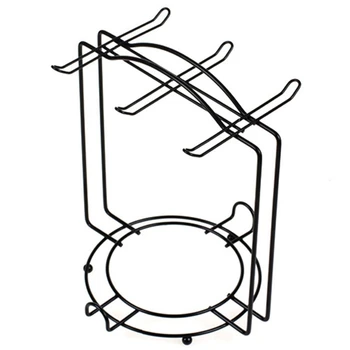 

Innovative Multiple Hooks Mug Holder Glass Cup Rack Tea Black Coffee Anti-Rust Coated Stainless Steel Display Stand