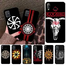 Slavic symbol Kolovrat Bling Cute Phone Case For Samsung Galaxy A01 A11 A31 A81 A10 A20 A30 A40 A50 A70 A80 A71 A91 A51