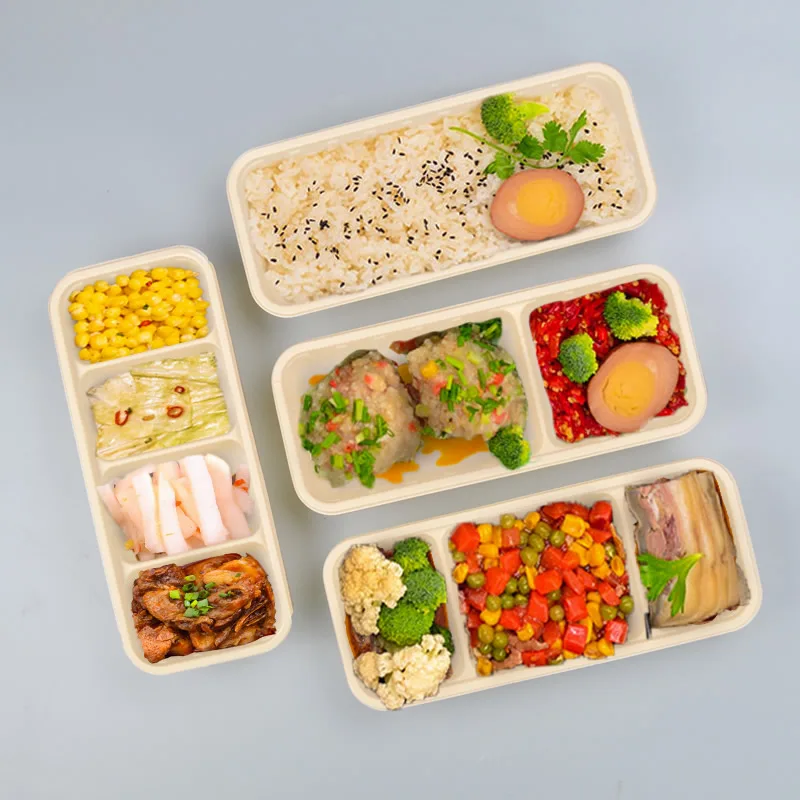 Одноразовая упаковка для пищевых продуктов кукурузный крахель контейнеры на