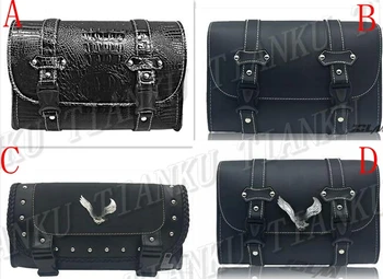 

Motorcycle PU Leather Tool Bag Buckle Bags For Suzuki Boulevard C50 Volusia 800 C90 M109R C109 Marauder 800 M50 Intruder LC1500