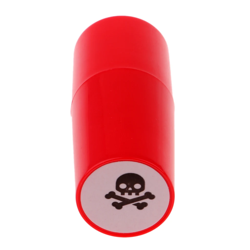 PU Golf Mallet Head Cover Center Putter Sleeve and Golf Ball Stamp Skull Stamper Seal Impression Symbol Golf Accessories