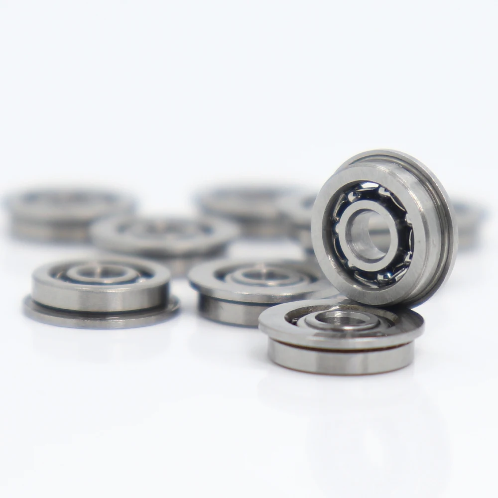 pces rolamento de flange pces miniatura flangeado nao padrao profundo sulco aberto rolamentos aberto 04