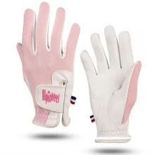 

LISA Golf Gloves For Woman Nano Microfiber Cloth And Breathable Mesh Palm Patch Protection Comfortable Gripped Softness Gloves