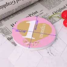 32 32 Pcs/Set Month Sticker Baby Photography Monthly Festival Anniversary Stickers Self Adhesive Professional Background Label
