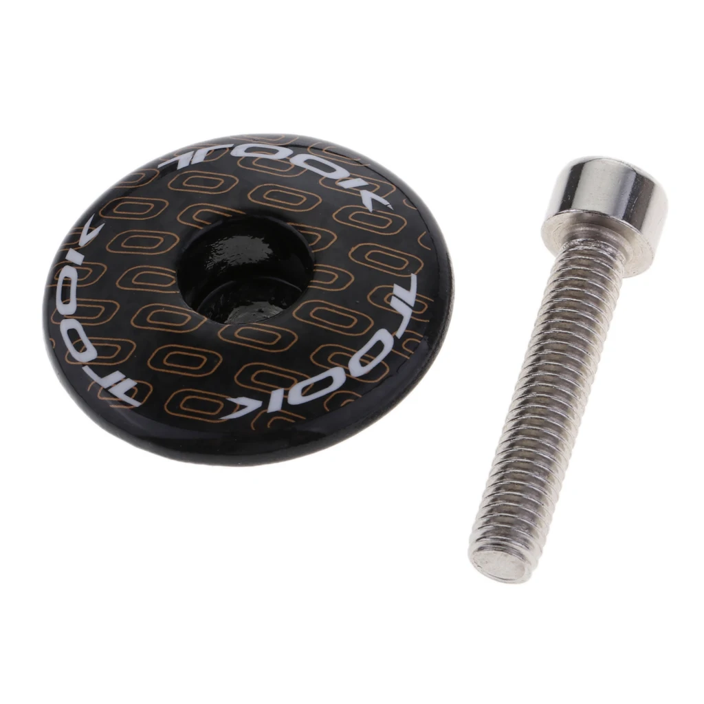 1 Set Carbon Fiber  Handlebar Covers Handle Bar Plugs Replacement