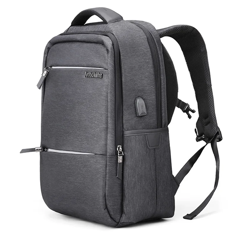 

Trendy Men And Women Can Use Shoulder Bag Nylon Student Computer Bag USB Rechargeable Backpack