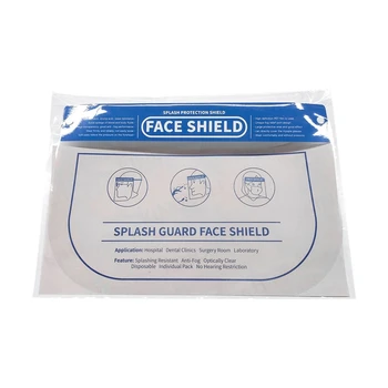 

1Pcs Face Shield Anti-Fog Protect Eyes and Face with Protective Clear Film Elastic Band and Comfort Sponge
