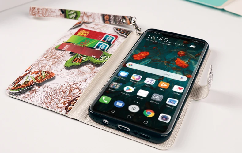 Флип-чехол для телефона для Xiaomi mi 8 9 se 9T A1 A2 lite A3 Y3 Poco F1 макс 3 для Red mi 4X 6A 7 7A Note 5, 6, 7, 8 Pro PU Чехол С Рисунком бабочки