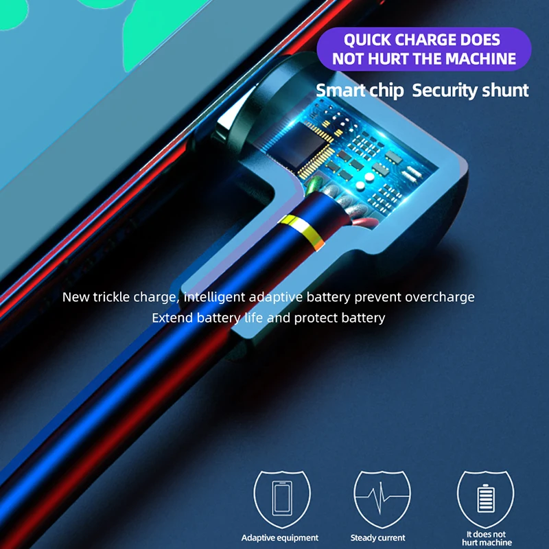 90 градусов 5A usb type C кабель для мобильного телефона для samsung huawei Xiaomi Redmi кабель передачи данных для быстрой зарядки для huawei type-C зарядное устройство