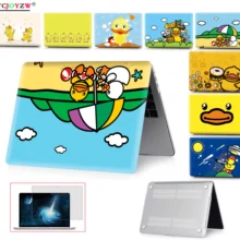 Чехол для MacBook Air 11 air 13 дюймов A1466A1932 Pro 12 13 15 retina A1502 A1706 A1708 A1989 A2159 чехол с желтой уткой