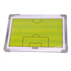 1 Set Erasable Polycarbonate Portable Erasable Coaching Clipboard Training Aid Soccer Training Board for Coach