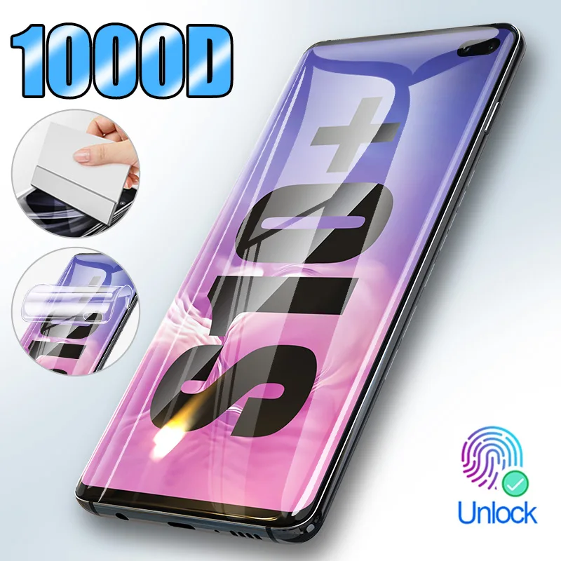 Полное покрытие экрана протектор для Samsung Galaxy S9 S8 S20 S10 Plus A50 A51 протектор экрана для Samsung Note 8 9 Гидрогелевая пленка|Защитные стёкла и плёнки|   | АлиЭкспресс
