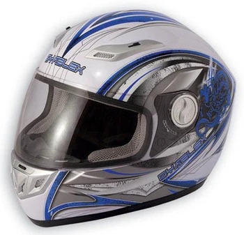 

Full Face Motorcycle Moto Scooter Crash Race Track Fibre Glass Helmet