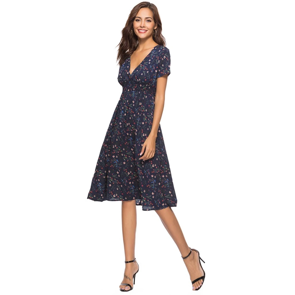 Knee-Length Dress Women