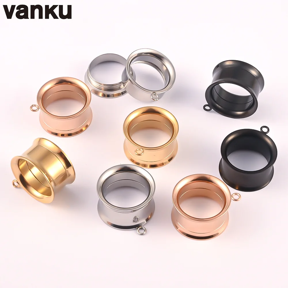 Body Jewelry Body Piercing Jewelry Ear Piercing Jewelry Metal Jewelry Piercing Jewelry Body Piercing Earrings 10pcs Stainless Steel DIY Dangle Ear Plugs