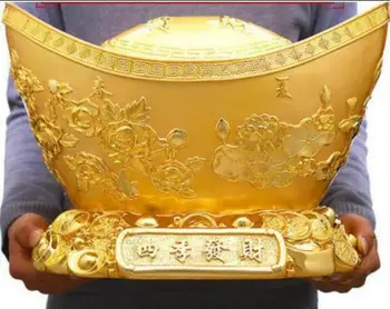 

Copper Statue resin crafts big kirin Chinese cabbage household decoration large fortune office living room technology opening g