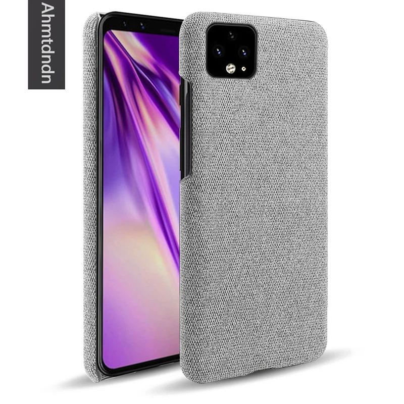 Ткань кожаные чехлы для Google Pixel 4A 5G 5 XL 2 2XL 3 3XL 3A 4 4XL тонкий ТКАННАЯ ретро жесткий