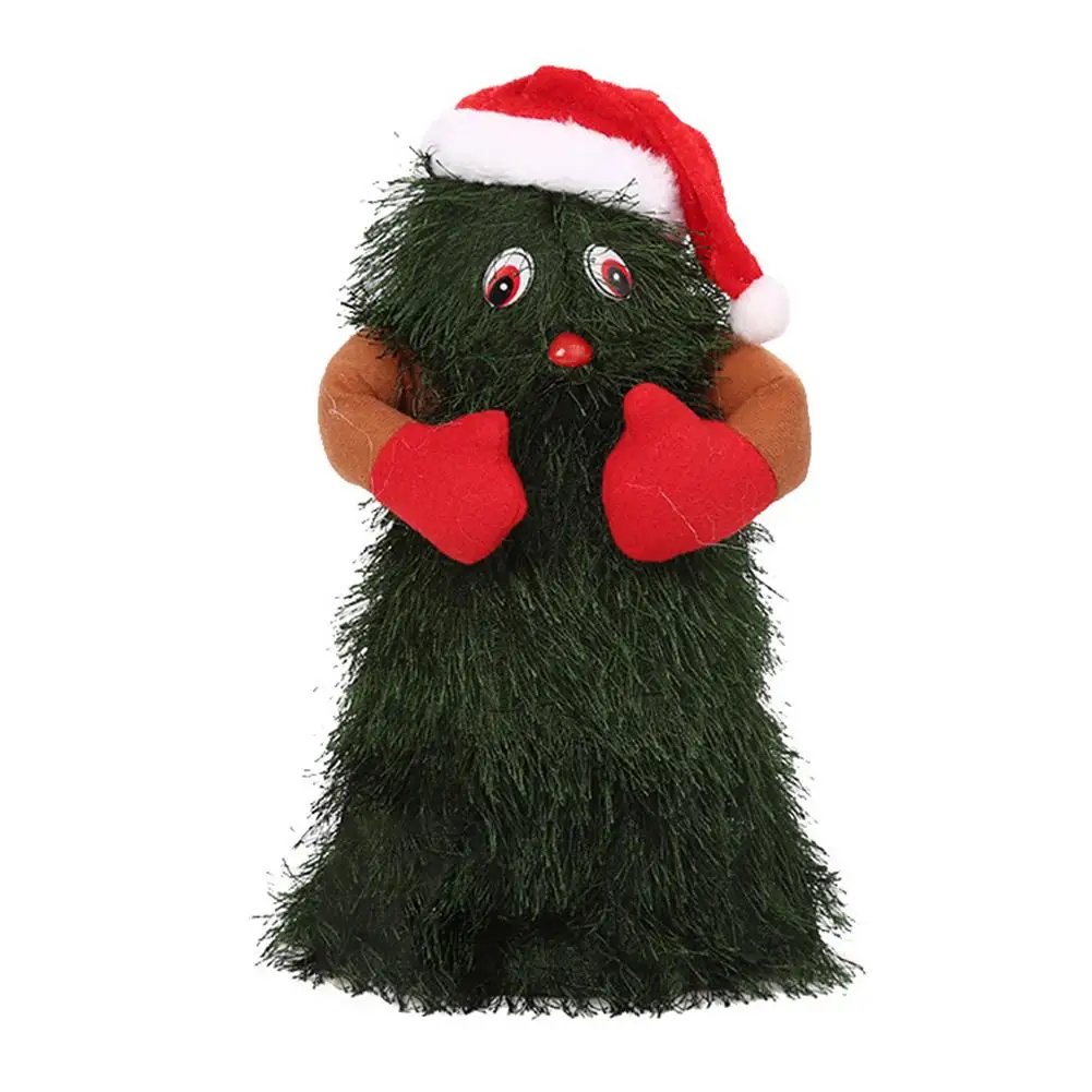 Электрический Санта-Клаус, Музыкальная Рождественская игрушка, танцующая пение, Рождественская кукла на дерево, украшение дома, Рождественский подарок на год для детей