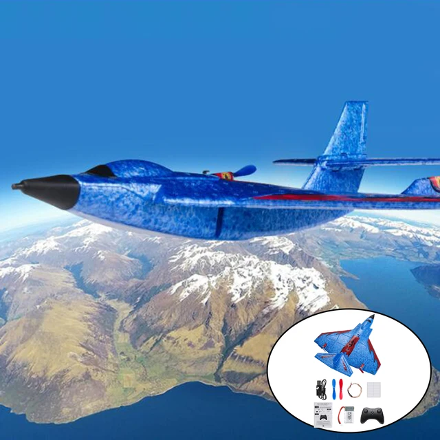 x320 Mini RC Airplane Rtf with Remote Control Epp Foam Sea Land and Air 3 Modes LED Night Light Ready to Fly for Gifts Beginners