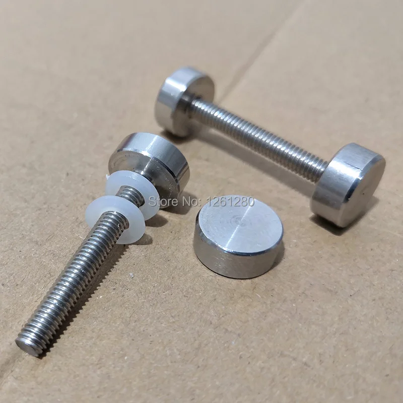 10 pcs M4 double threaded screw mirror nail Glass acrylic Decorative Nail household advertising screw fixed nail
